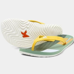 Chinelo Kenner Summer Grid Masculino - Verde e Amarelo
