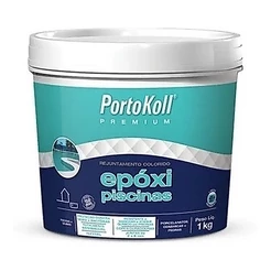 Rejunte Epóxi Piscinas Azul Celeste 1 Kg Portokoll
