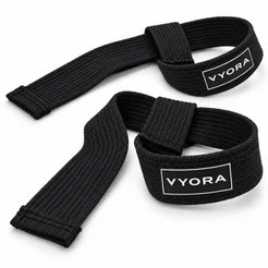 Par Streps Tala Musculação Profissional Fitness Treino Algodão Resistente Vyora