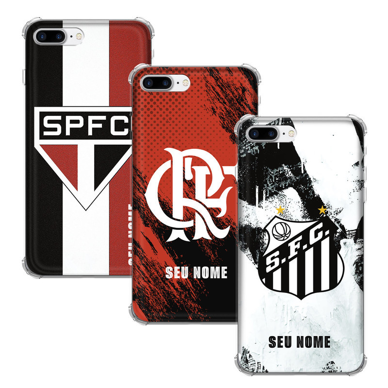 Capinha Personalizada Times Nacionais para iPhone 7 Plus com nome