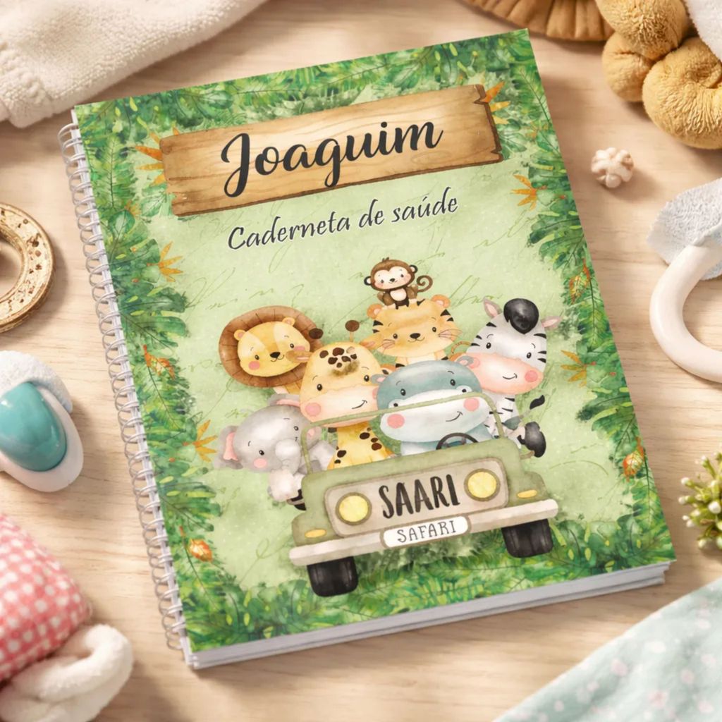Caderneta de Vacinação Safari em Oferta na Shopee