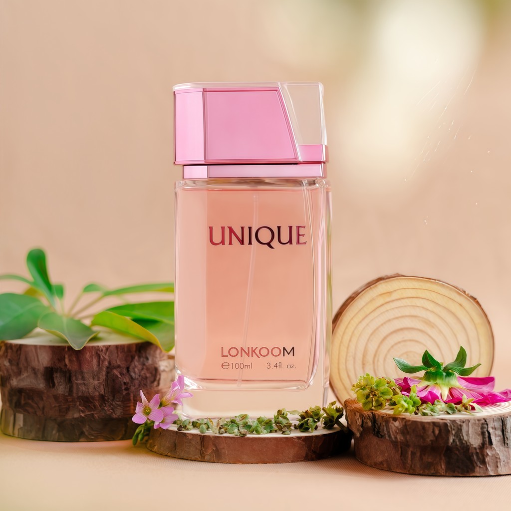 Perfume LONKOOM Unique 100ml - EDP Feminino - Cheiro Duradouro e Envolvente - Presente Ideal - Mais Vendido