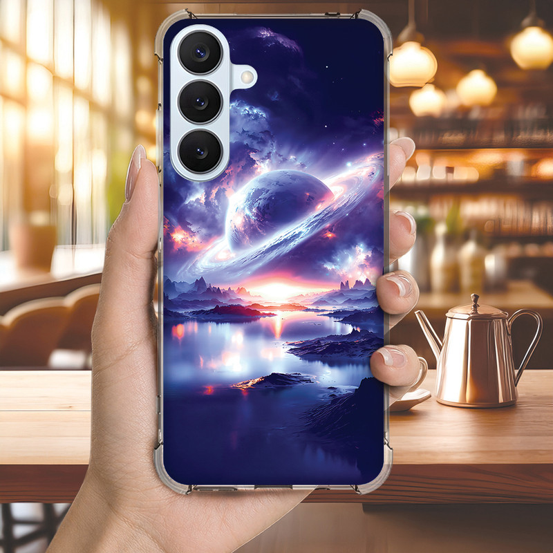Capa Capinha GALAXY A26 A25 A24 A23 A22 A21S A20S A20 A17 A16 Anti-impacto Personalizada espaco SONHO (4110)