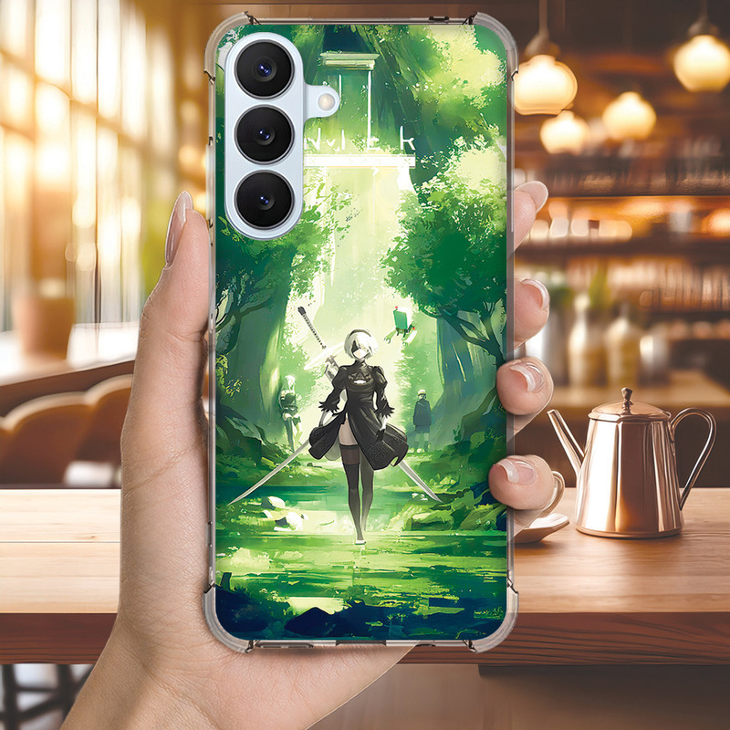 Capa Capinha GALAXY A26 A25 A24 A23 A22 A21S A20S A20 A17 A16 Anti-impacto Personalizada gamer NIER (4077)