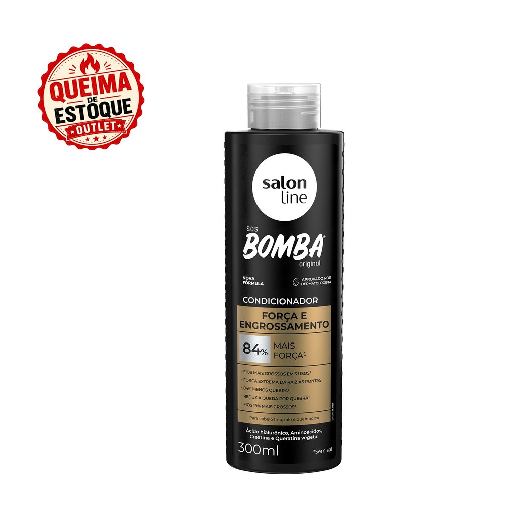 Condicionador SOS Bomba Força e Engrossamento 300ml