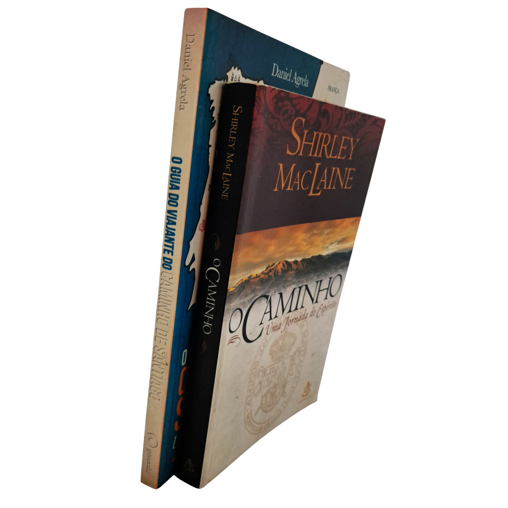 Kit 2 Livros O caminho Shirley Maclaine + O guia do viajante do Caminho de Santiago Daniel Agrela