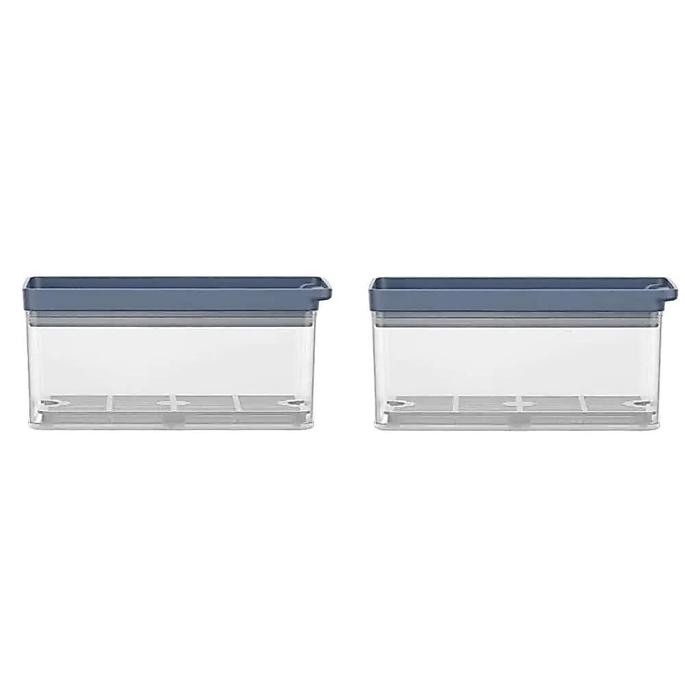 Kit 2 Organizadores de Geladeira Electrolux Experience com Escorredor 1,5L