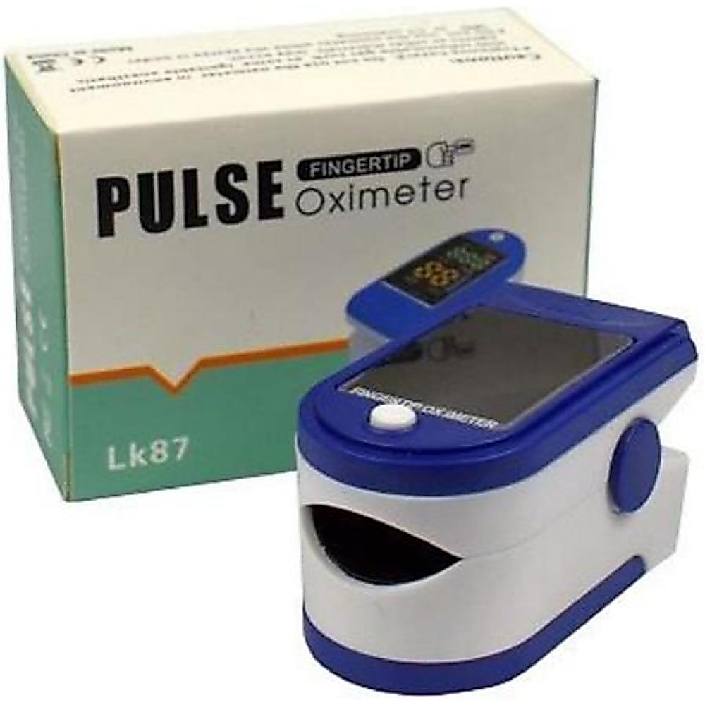 OXÍMETRO DIGITAL DE DEDO SPO2 MEDIDOR DE SATURAÇÃO DE OXIGÊNIO E FREQUÊNCIA CARDÍACA COM VISOR LED