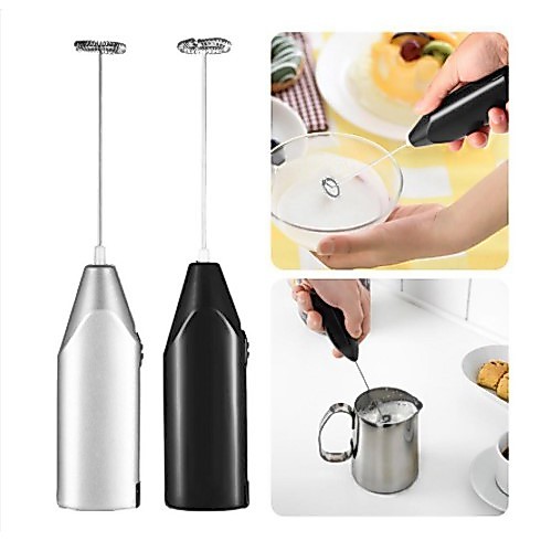 Mini Mixer Misturador de Bebidas Elétrico Batedor de Mão Café Cappuccino Leite Batida