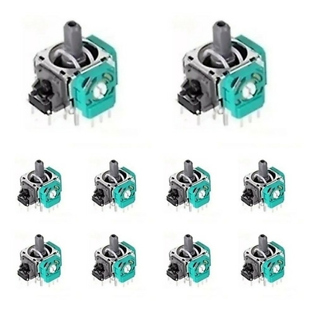 Kit 10 Botões Analógicos 3d Direcional Compatível Controle Manete Joystick Xbox One S X Oem