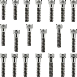Kit parafusos inox tampa motor lateral esquerda+direita Biz110I Pop110I 2016 em diante Biz110 Pop110
