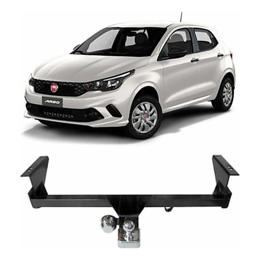 Engate Reboque Rabixo Tração 700 Kg Fiat Argo 2017 A 2023 Bom bOM