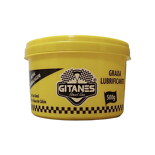 Graxa Lubrificante Gitanes 500g Multiuso para Carros Motos Máquinas e Equipamentos Agrícolas
