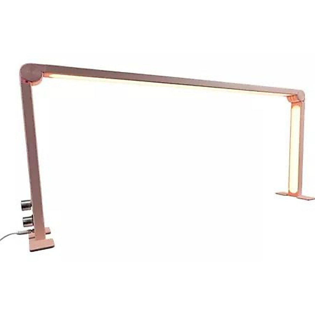 Luminária Led Dobrável Mesa Manicure Estética Cílios Rosa