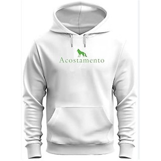 Moletom Blusa Canguru com Capuz Acostamento Logo E Masculino Femino Unissex