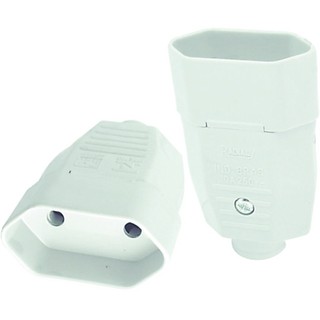 Plugue Fêmea Branco 10a 2 Pólos Radial 1501.142