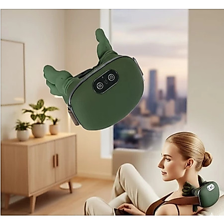 Massageador Elétrico Portátil Alívio P/ Pescoço 3 Intensidades +