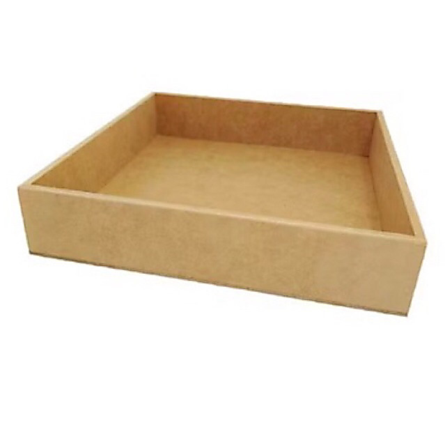 Nicho para porta maternidade ou Bandeja decoração cantinho café 30x30x5  mdf cru 6mm