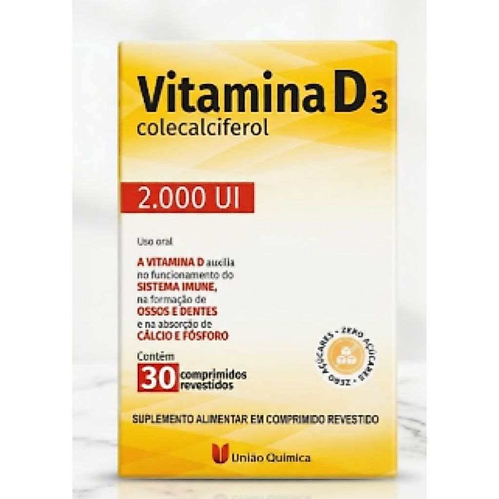 Vitamina - Font D 2.000 Ui 30cpd Revestidos - União Quimica