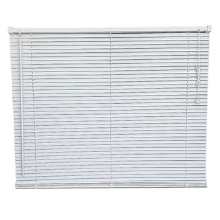 Persiana Horizontal PVC 25mm Branca 60 (L) x 80 (A) Cortina C/ Kit de instalação 0,60 (L) x 0,80 (A)