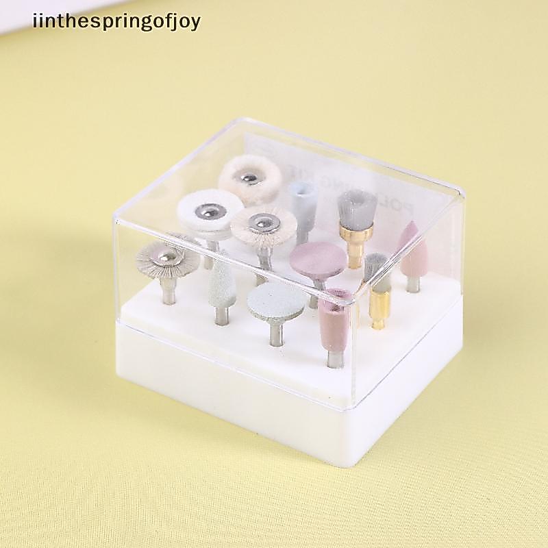 DHC 12 PCS Atualizado Silicone E Escova Cabeça De Moagem Conjunto De Polimento Misto-Alcançar De Alto Brilho Com Pasta F