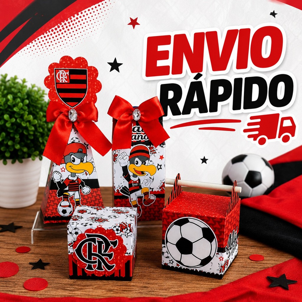 Kit Caixinhas Personalizadas futebol Time Lembrançinha Festa   Personalizado