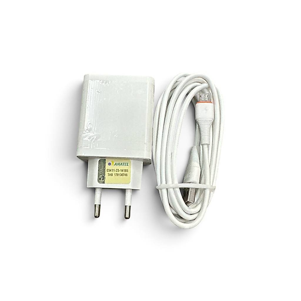 Fonte Com Cabo De Energia 2 Metros Para Câmera Ip Intelbras Izy Izc 1004 Wi-fi