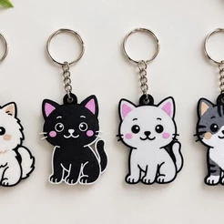 Chaveiro Pets - Gatinhos fofos colecionáveis