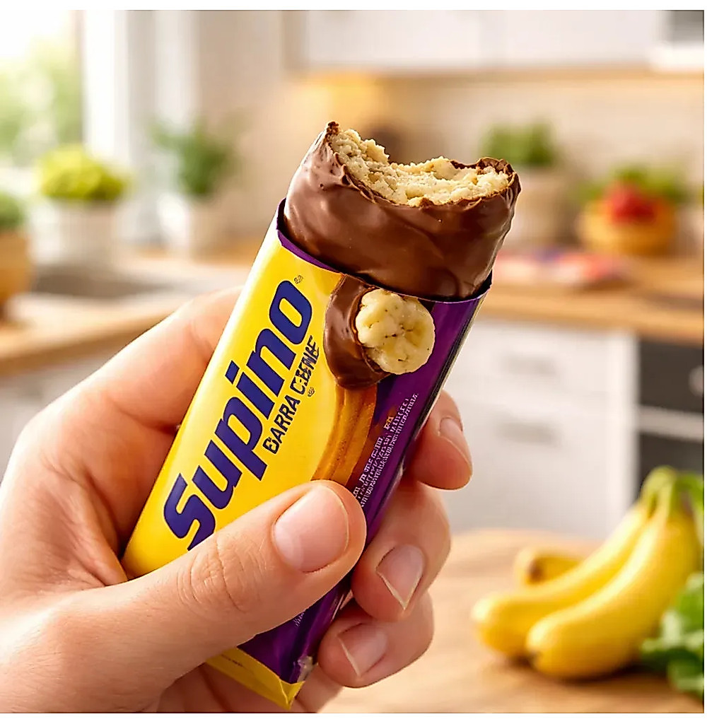 Barra de Frutas Supino Original Banana ao Leite C/20 Barras — imagem 2 de 2