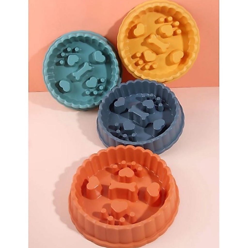 Comedouro Lento Interativo – Ajuda na Digestão, Antiderrapante e Ideal p/ Cães e Gatos LR-0129