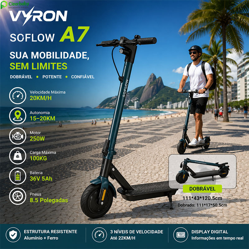 600W Electric Scooter Foldable  Long-Range Adult Commuter 100kg Capacity Compact & Portable