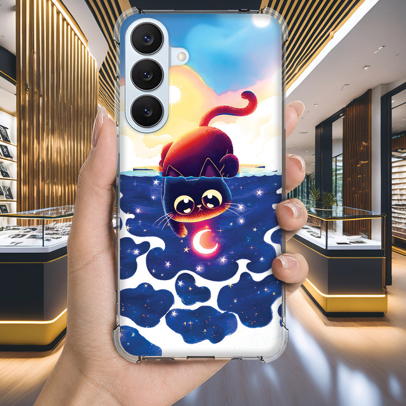Capa Capinha GALAXY S20 ULTRA S10 PLUS S10E S9 S8 A73 A72 Anti-impacto Personalizada petz gato GATINHO (4169)