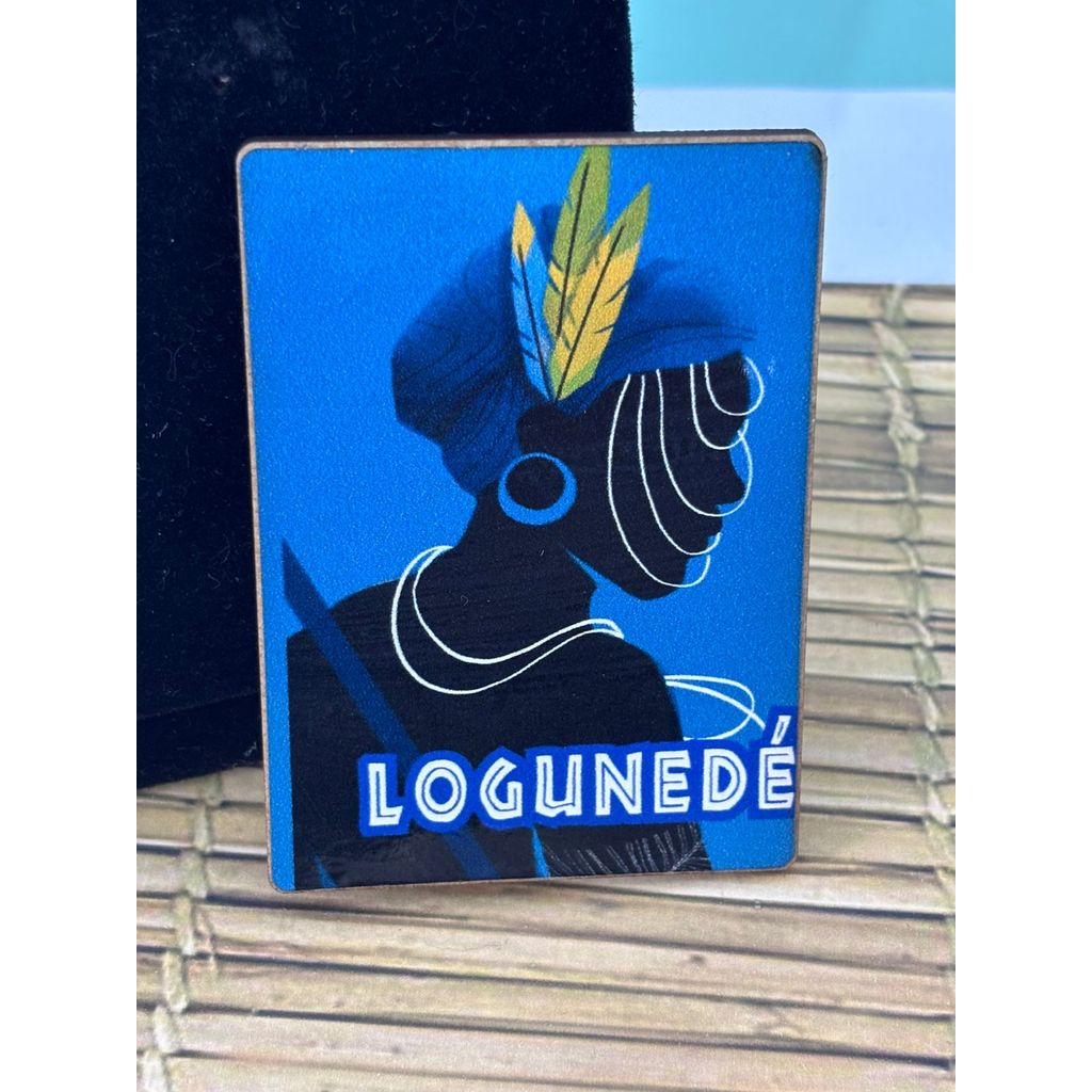 Imã Personalizado Orixá Proteção Fé e Axé Logunedé