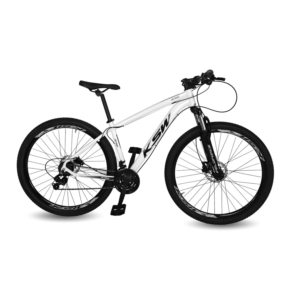 Bicicleta Aro 29 Ksw 24 Marchas Freios a Disco e Trava