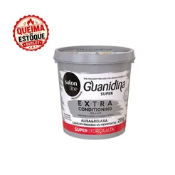 Guanidina Extra Conditioning Relaxer Alisa e Relaxa Salon Line 215gr