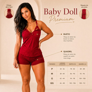 Baby Doll Amamentação para Maternidade Pijama Gestante Pós Parto Abre Fácil