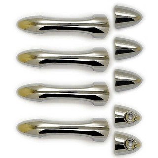 Tampa Cromada Da Maçaneta Porta Sem Chave Para Ford Focus MK1 2000-2007