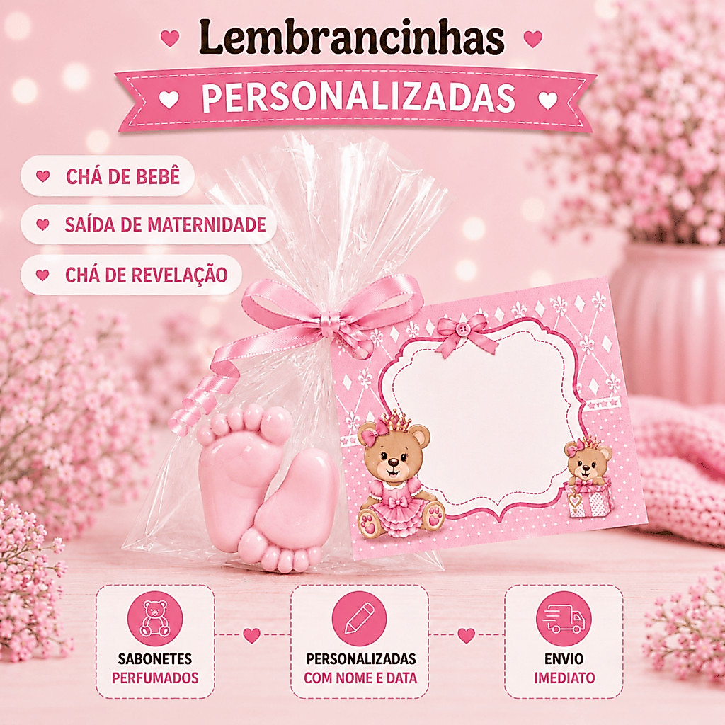 10 Kit Lembrancinhas de Gêmeos para Chá de Bebê   ( 10 PARES ) 