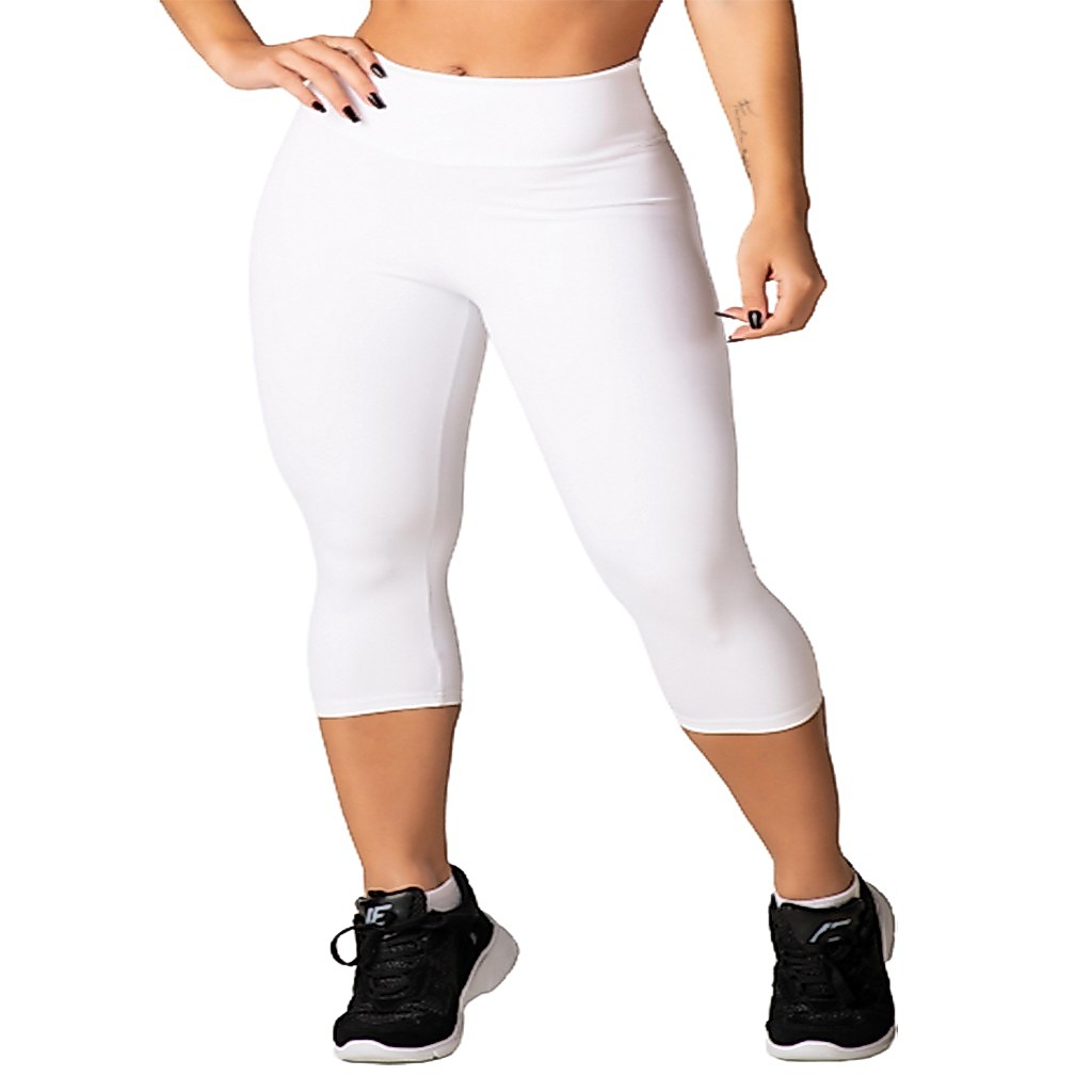 Calça Capri Corsario Branca