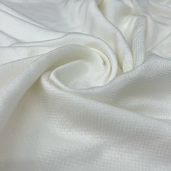 Tecido Viscose Off White Maquinetada Largura De 1,50M x Comprimento 5M 10M