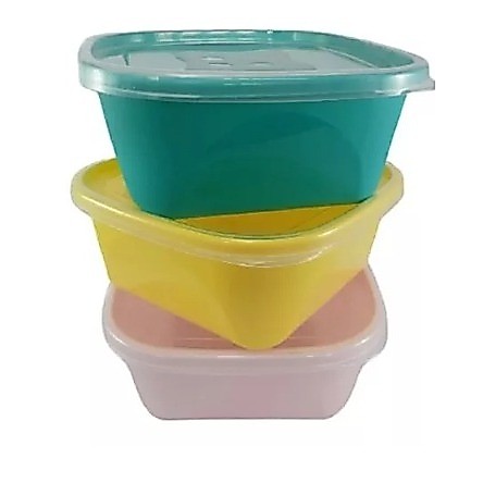 Kit 3 Pote Coloridos Para Alimentos 1200ml Casa Cozinha Organização Praticidade dia a dia Barato Presente Chá de Cozinha