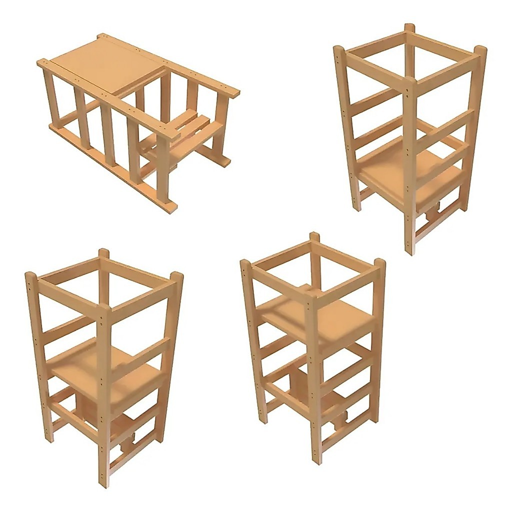 Torre de Aprendizagem Montessori - Auxilie o Desenvolvimento, Criatividade.