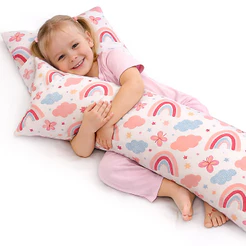 Xuxão Infantil + Travesseiro Algodão Antialérgico Protetor Macio Conforto