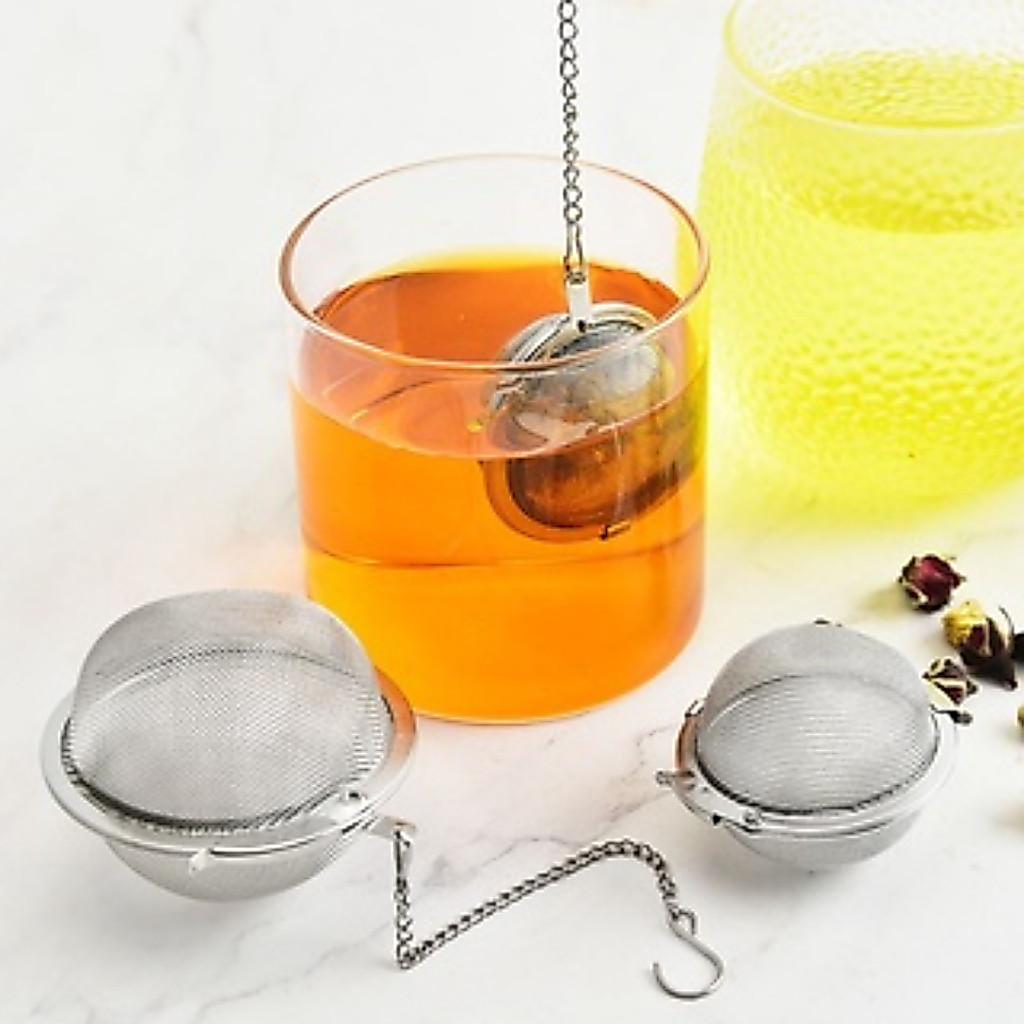 Infusor Chá Inox Difusor Peneira Coador Corrente Bolinha MIMI