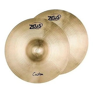 Prato De Bateria Zeus Chimbal Hi Hat 13 Polegadas Bronze Custom Zchh13