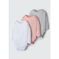 Kit Com 3 Bodies Bebê Unissex Em Ribana Hering Kids