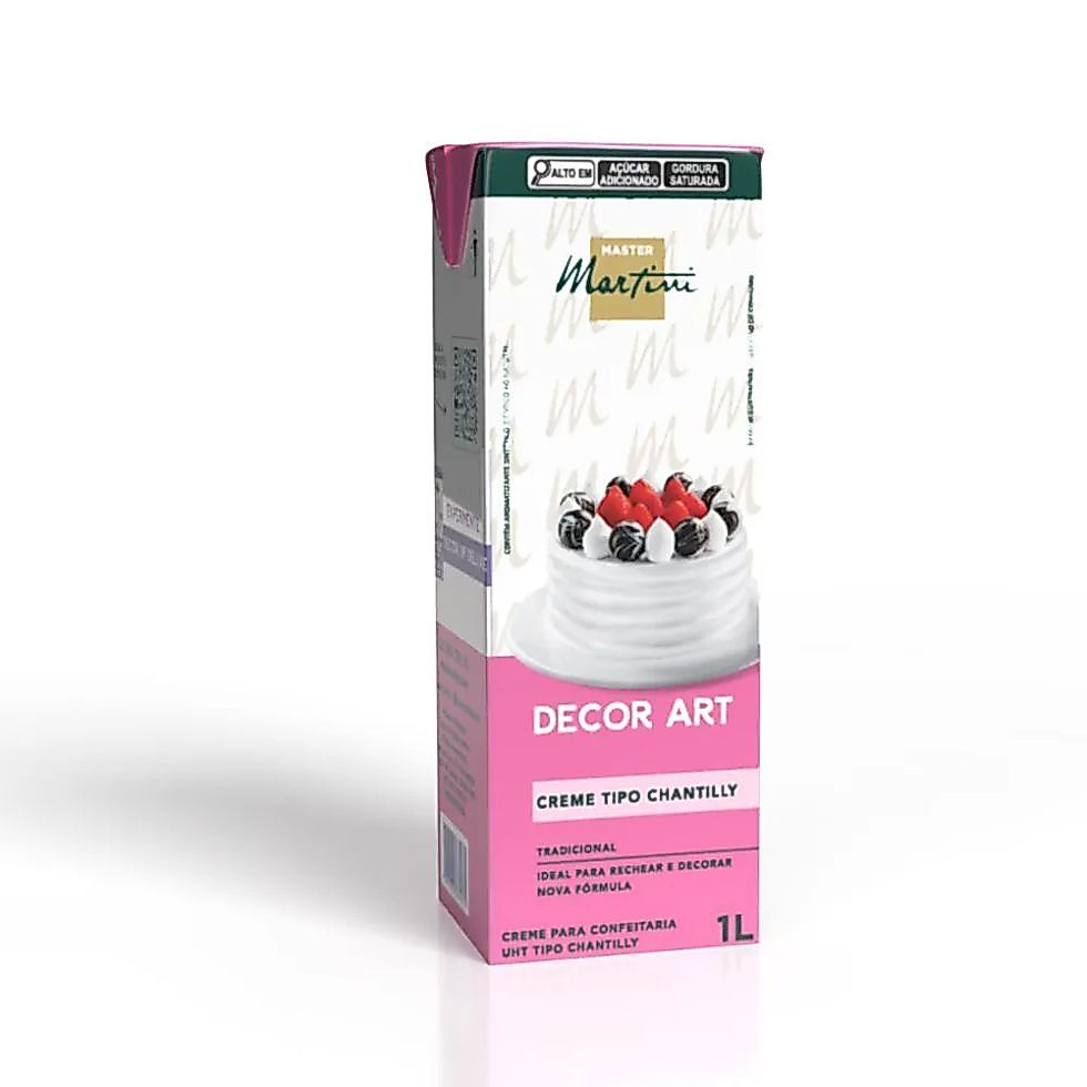 Chantilly Decor Art 1 Litro Creme Master Martini