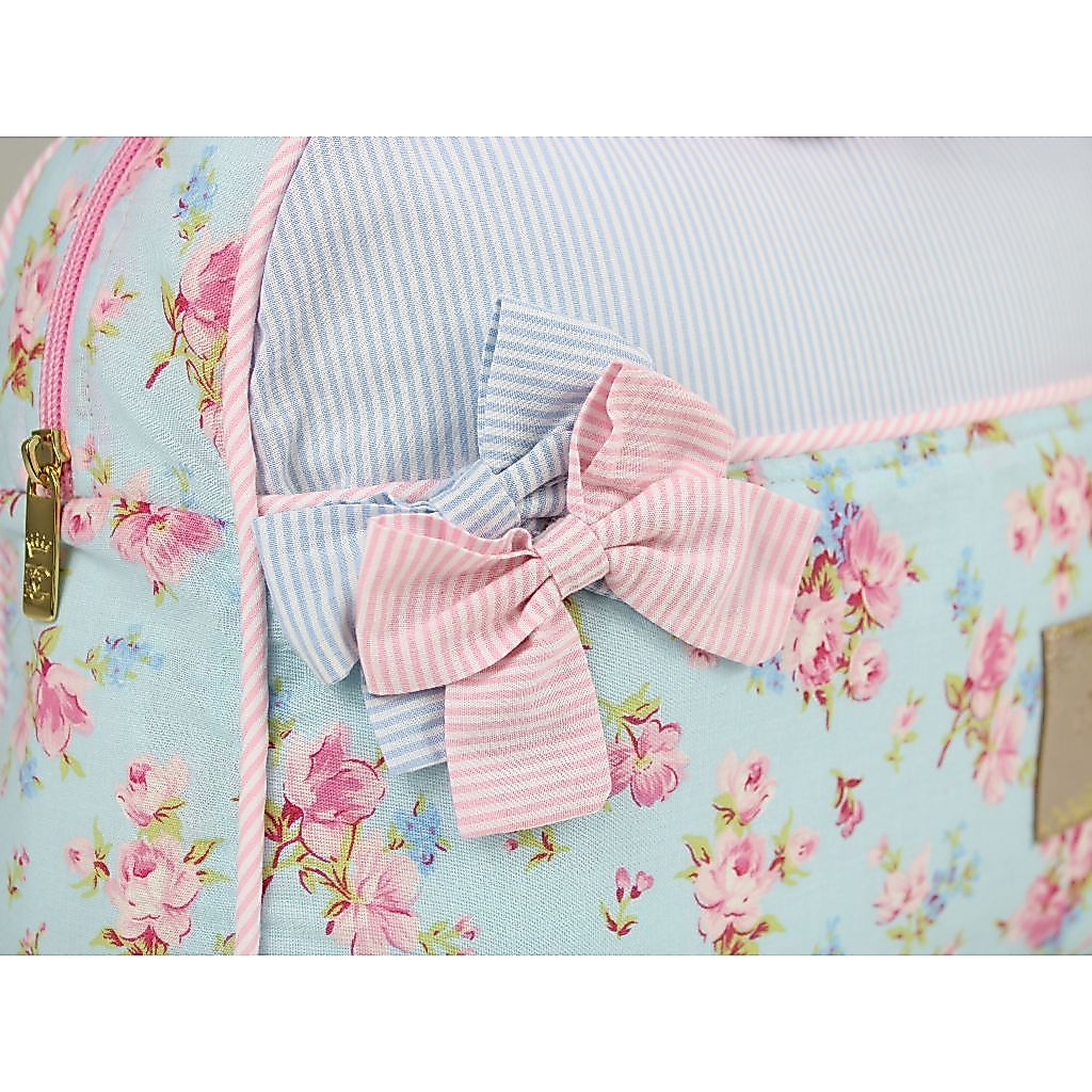 Bolsa de Mão Pet Organizador Pata Chic Doce Flor - Azul — imagem 2 de 2