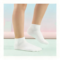 Kit 12/6 Pares Meias Infantil Juvenil Menino Menina Criança Escolar Cano Curto Algodão