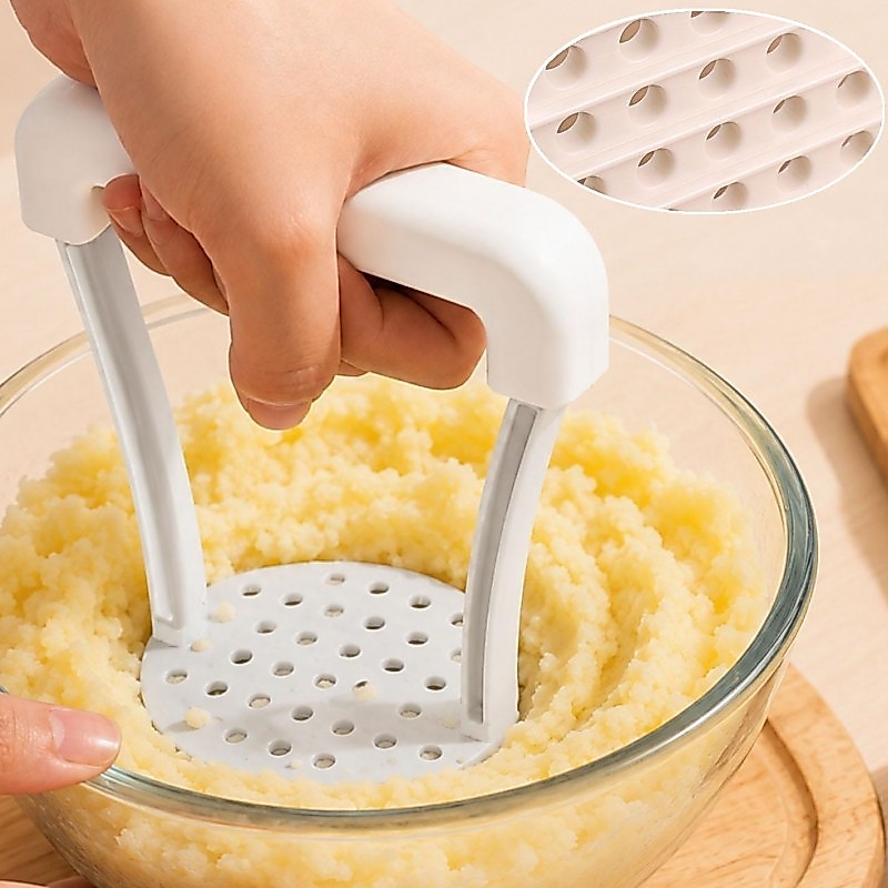 Espremedor De Batatas Manual De 2-1 Unidade-Batata-Com Alça Antiderrapante Frutas E Vegetais-Aperto Confortável-Prensado